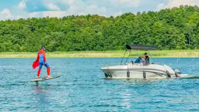 Superman na przeczce między Śniardwami a jeziorem Mikołajskim, sierpień 2025 r. - zdjęcie 16