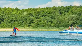 Superman na przeczce między Śniardwami a jeziorem Mikołajskim, sierpień 2025 r. - zdjęcie 21