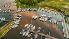 Zachód słońca z tęczą w tle, przystań Nautica, sierpień 2025 r. - zdjęcie 33