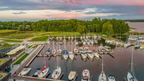 Zachód słońca z tęczą w tle, przystań Nautica, sierpień 2025 r. - zdjęcie 40