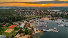 Zachód nad Wilkasami i portem AZS Wilkasy, sierpień 2025 r. - zdjęcie 10