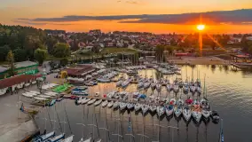 Zachód nad Wilkasami i portem AZS Wilkasy, sierpień 2025 r. - zdjęcie 4