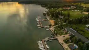 Ryn z lotu ptaka o zachodzie słońca, sierpień 2025 r. - zdjęcie 12