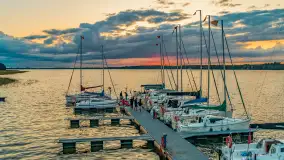 Wieczorne kadry nad jeziorem Święcajty w Ogonkach, sierpień 2025 r. - zdjęcie 8