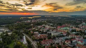 Zachód słońca nad Giżyckiem i Ekomariną, sierpień 2025 r. - zdjęcie 15