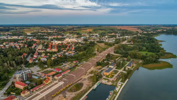 Zachód słońca nad Giżyckiem i Ekomariną, sierpień 2025 r. - zdjęcie 5