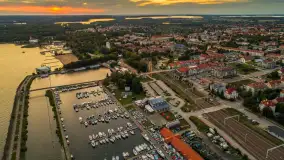 Zachód słońca nad Giżyckiem i Ekomariną, sierpień 2025 r. - zdjęcie 29