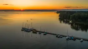 Ostatnie dzień wakacji, zachód słońca nad jeziorem Dargin - zdjęcie 20