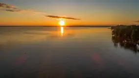 Ostatnie dzień wakacji, zachód słońca nad jeziorem Dargin - zdjęcie 11