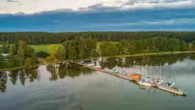 Ostatnie dzień wakacji, zachód słońca nad jeziorem Dargin - zdjęcie 6