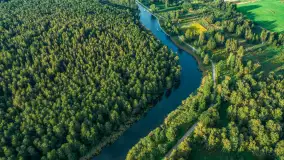 Mamry, Węgorapa i Węgorzewo w tle z drona, sierpień 2025 r. - zdjęcie 21