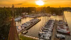 Zachód słońca w Węgorzewie, port Keja, sierpień 2025 r. - zdjęcie 10