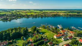 Rydzewo i jeziora Boczne i Niegocin z drona, wrzesień 2025 r. - zdjęcie 16