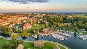 Zachód słońca nad Węgorzewem, sierpień 2025 r. - zdjęcie 2