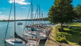 Pod Dębem nad jeziorem Nidzkim z lotu ptaka, sierpień 2025 r. - zdjęcie 10