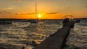 Czerwcowy zachód słońca w Pierkunowie, jezioro Kisajno - zdjęcie 2