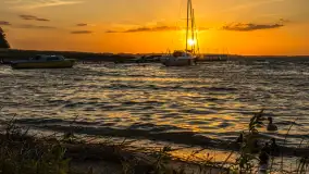 Czerwcowy zachód słońca w Pierkunowie, jezioro Kisajno - zdjęcie 9