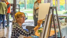 Międzynarodowy Plener Malarski w Resorcie Niegocin, fotorelacja z warsztatów - zdjęcie 12