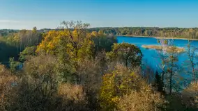 Jezioro Krutyńskie i Krutynia w jesiennej odsłonie, październik 2025 r. - zdjęcie 10