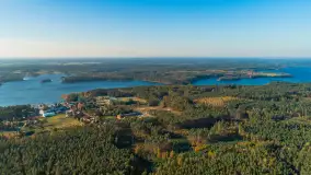 Jezioro Wesołek i puszcza Piska z drona, jesień 2025 r. - zdjęcie 20