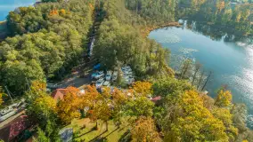 Jesień nad jeziorem Kisajno w Pięknej Górze, październik 2025 r. - zdjęcie 9