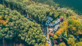 Jesień nad jeziorem Kisajno w Pięknej Górze, październik 2025 r. - zdjęcie 33