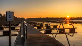 Zachód słońca, końcówka kolorów jesieni w Sztynorcie, listopad 2025 r. - zdjęcie 9