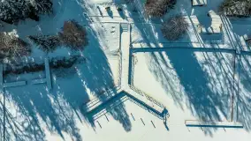 Słoneczna zima w Łabędzim Ostrowiu, luty 2025 r. - zdjęcie 3