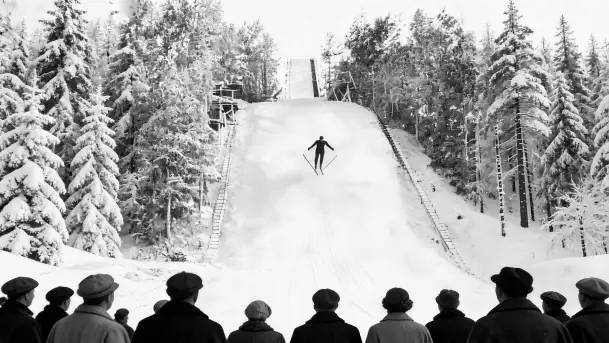 Zapomniana i już dziś nieistniejąca skocznia narciarska na Mazurach (rekonstrukcja AI) - zdjęcie 8