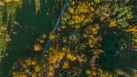 Jesienne Mazury z drona, mix ujęć, październik 2025 r. - zdjęcie 25