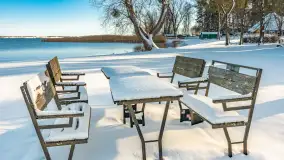 Zimowa sceneria w AZS Wilkasy nad Niegocinem, grudzień 2025 r. - zdjęcie 24