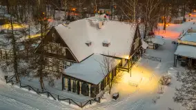 Giżycko pod koniec dnia z drona, styczeń 2026 r. - zdjęcie 29