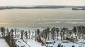 Dargin pod lodem, a natura i kra tworzą piękne pejzaże, styczeń 2026 r. - zdjęcie 17