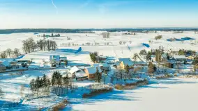 Paprotki i jezioro Paproteckie w zimowej aurze, styczeń 2026 r. - zdjęcie 23