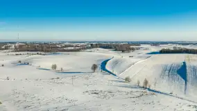 Paprotki i jezioro Paproteckie w zimowej aurze, styczeń 2026 r. - zdjęcie 2