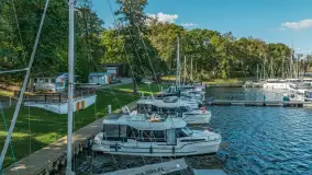 Łabędzi Ostrów z lotu ptaka, wrzesień 2024 r. - zdjęcie 30