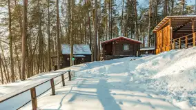 Wodnik nad jeziorem Nidzkim w zimowej scenerii, styczeń 2026 r. - zdjęcie 5