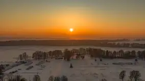 Zachód słońca w Sztynorcie z lotu ptaka, styczeń 2026 r.  - zdjęcie 2