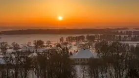 Zachód słońca w Sztynorcie z lotu ptaka, styczeń 2026 r.  - zdjęcie 4