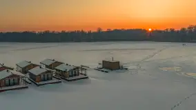 Zachód słońca w Sztynorcie z lotu ptaka, styczeń 2026 r.  - zdjęcie 19