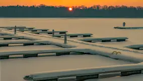 Zachód słońca w Sztynorcie z lotu ptaka, styczeń 2026 r.  - zdjęcie 28