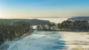 Jezioro Gołdopiwo i Brzezówka z drona, styczeń 2026 r. - zdjęcie 5