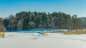 Jezioro Gołdopiwo i Brzezówka z drona, styczeń 2026 r. - zdjęcie 19