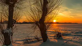 Zachód słońca nad jeziorem Śniardwy, styczeń 2026 r. - zdjęcie 24