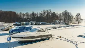 Jezioro Święcajty i przystań Nautica w Kolonii Rybackiej, wersja zimowa, styczeń 2026 .r - zdjęcie 22