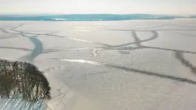 Jezioro Święcajty i przystań Nautica w Kolonii Rybackiej, wersja zimowa, styczeń 2026 .r - zdjęcie 29