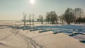 Jezioro Święcajty i przystań Nautica w Kolonii Rybackiej, wersja zimowa, styczeń 2026 .r - zdjęcie 4