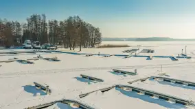 Jezioro Święcajty i przystań Nautica w Kolonii Rybackiej, wersja zimowa, styczeń 2026 .r - zdjęcie 6
