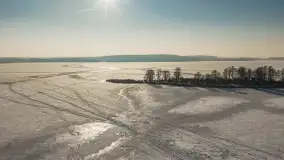 Jezioro Święcajty i przystań Nautica w Kolonii Rybackiej, wersja zimowa, styczeń 2026 .r - zdjęcie 9