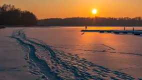 Zachód słońca w Sztynorcie, styczeń 2026 r.  - zdjęcie 6